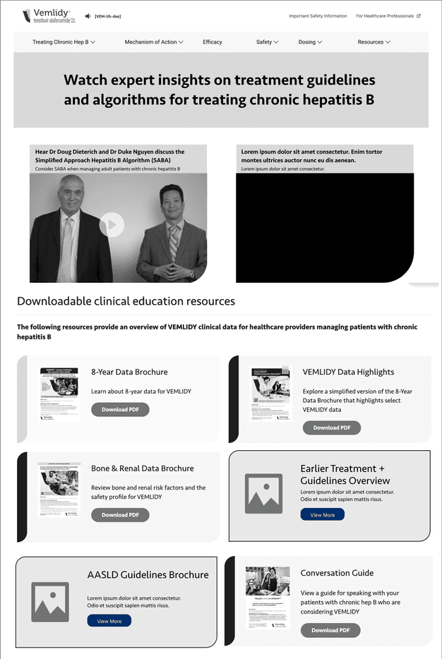 Vemlidy — treatment criteria evolution