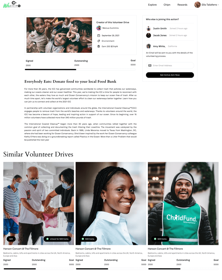 Old WeChipn volunteer drive